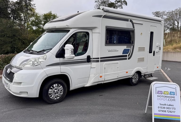 image for Auto-Sleeper Broadway EK LP 2012 Peugeot Boxer 2.2 FSH 2 berth, End Kitchen