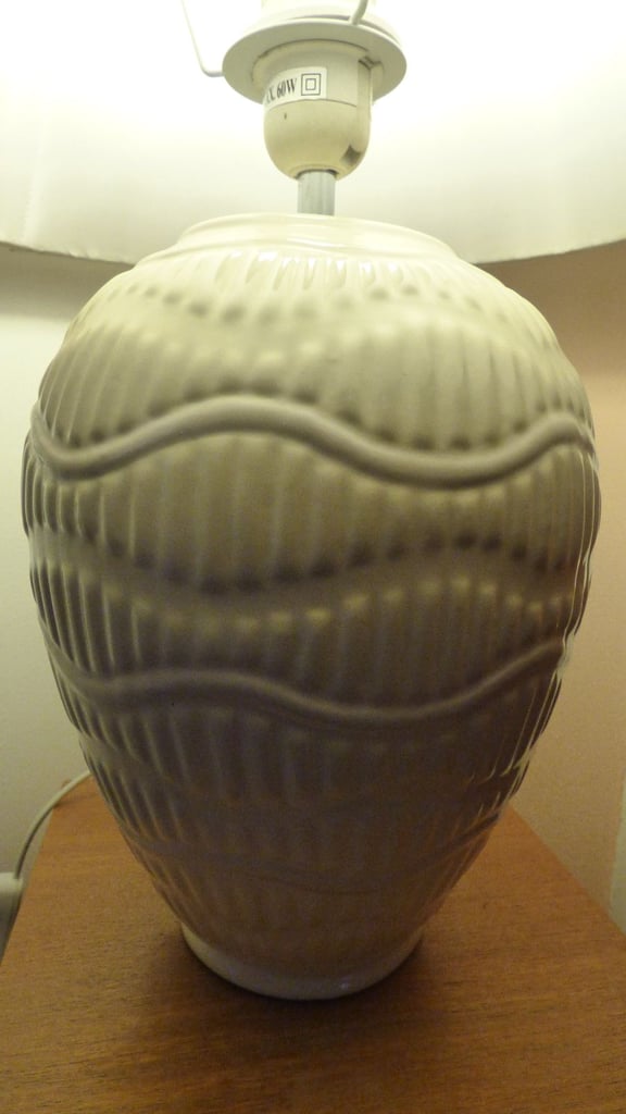 Beautiful Cream Ceramic Table Lamp