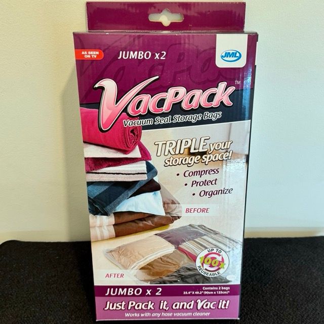 JML Vacpack Jumbo Size 2 Pack £7.