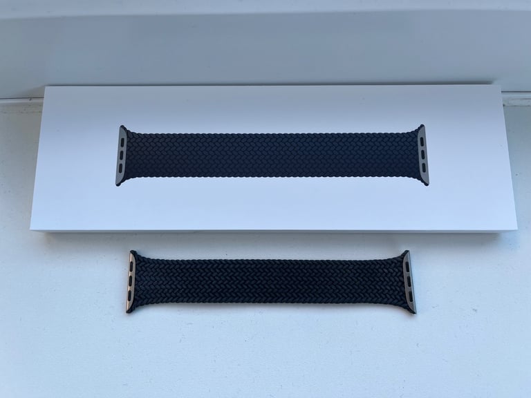 Apple Midnight Braided Solo Loop Watch Strap