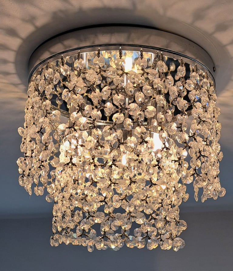 image for Laura Ashley Glass Chandelier