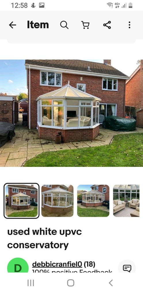 image for Used dismantled conservatory 