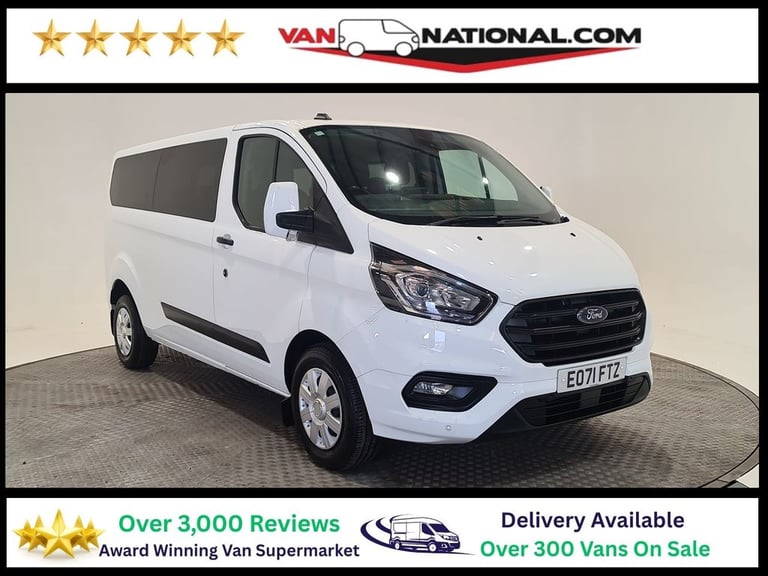 image for FORD TRANSIT CUSTOM 2.0 320 ECOBLUE TREND L2 H1 130 BHP LWB COMBI VAN DI
