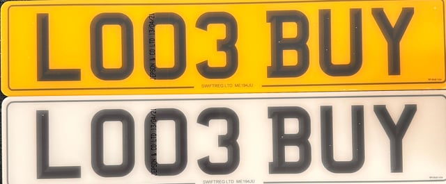License cheap plate buy