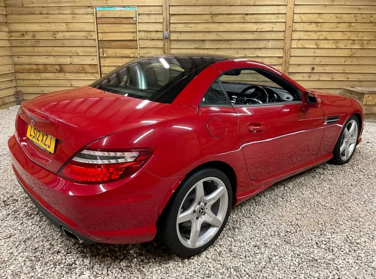 2012 Mercedes-Benz SLK 1.8 SLK200 BlueEfficiency AMG Sport Convertible 2dr Petrol G-Tronic+ Euro ...
