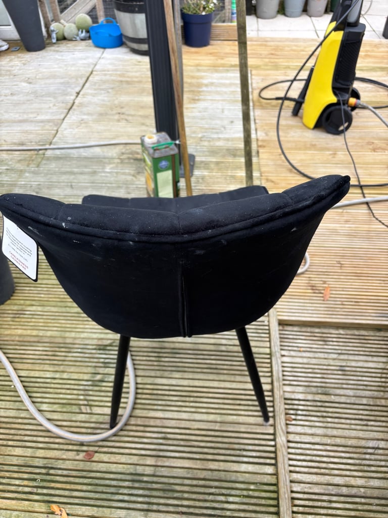 Black dining chairs