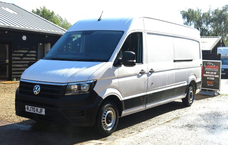 VOLKSWAGEN CRAFTER LWB HIGH ROOF TRENDLINE 2.0 EURO NO VAT 6/ULEZ CR35 White Ma