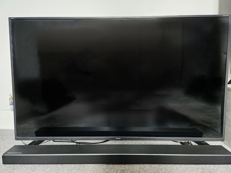55" Sharp TV with Samsung harman/kardon sound bar