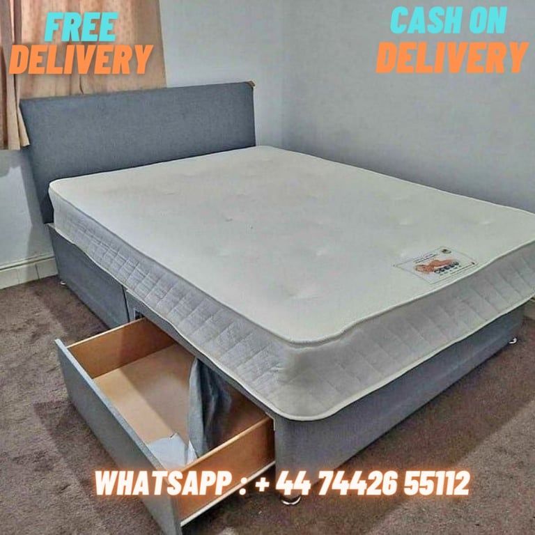 Divan Beds On SALE! Single divan bed Double divan bed Queen\K^i^n