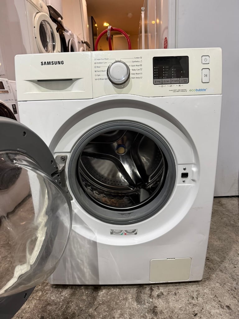 Samsung 9kg ecobubble Washing Machine With Free Delivery N Warranty 