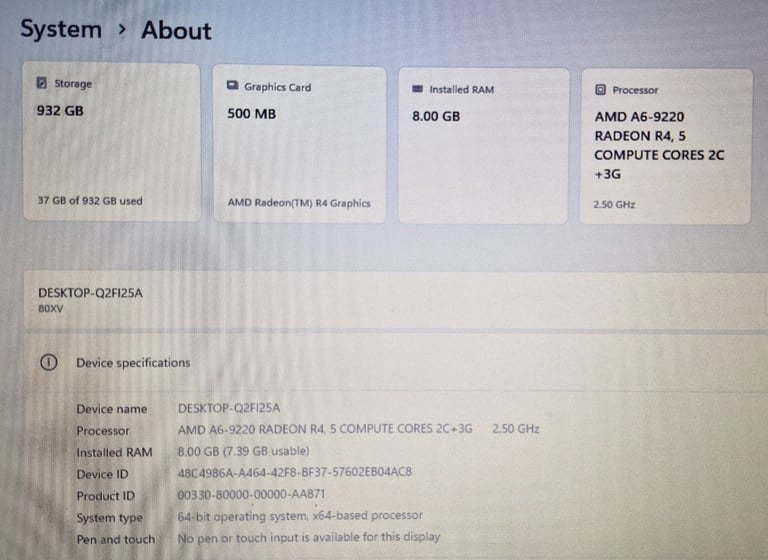 Lenovo laptop 