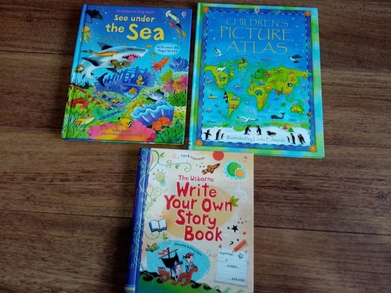 Children's Usborne Hardback Non-Fiction, Educational Books X 3
