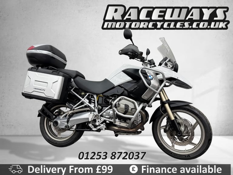 image for BMW R1200GS WHITE 2011 11REG, 19,588 MILES BMW PANNIERS GIVI TOP BOX 1170 CC