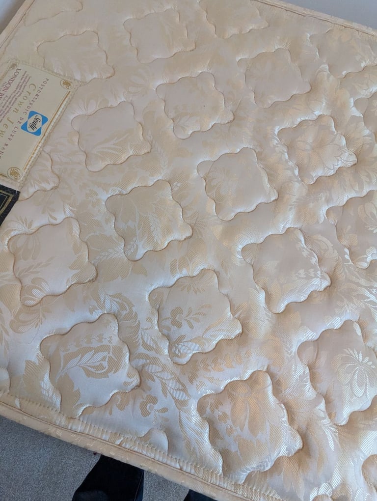 Single divan bed with soft and firm reversible mattress options 