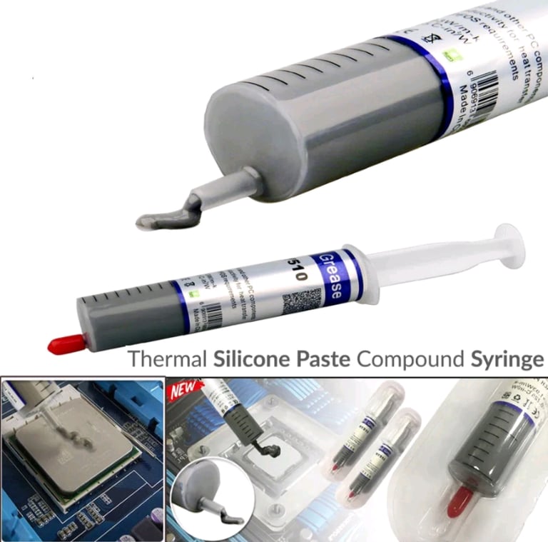 Thermal Heatsink Compound Cooling Paste Grease Syringe for PC CPU