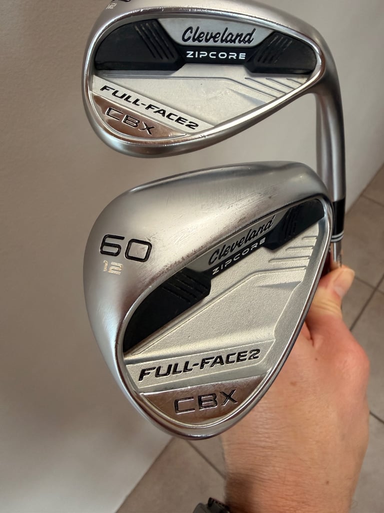 Cleveland Zipcore CBX wedge set 56 degree and 60 degree full face