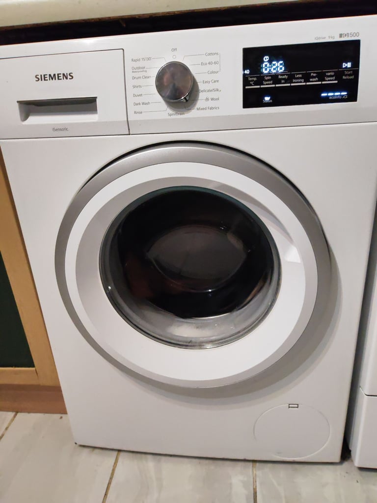 Siemans washer and dryer 