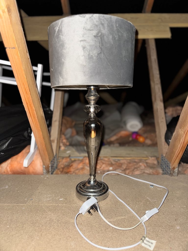 FREE Lamp - Grey. Perfect condition 
