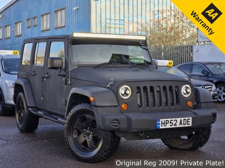 image for JEEP WRANGLER 2.8 CRD Sport Unlimited Diesel 2009+TEXTURED PAINT+REMOVEABLE TOP!