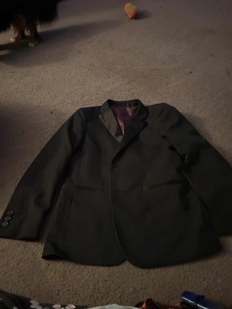 image for Boys black dress jacket age 10 