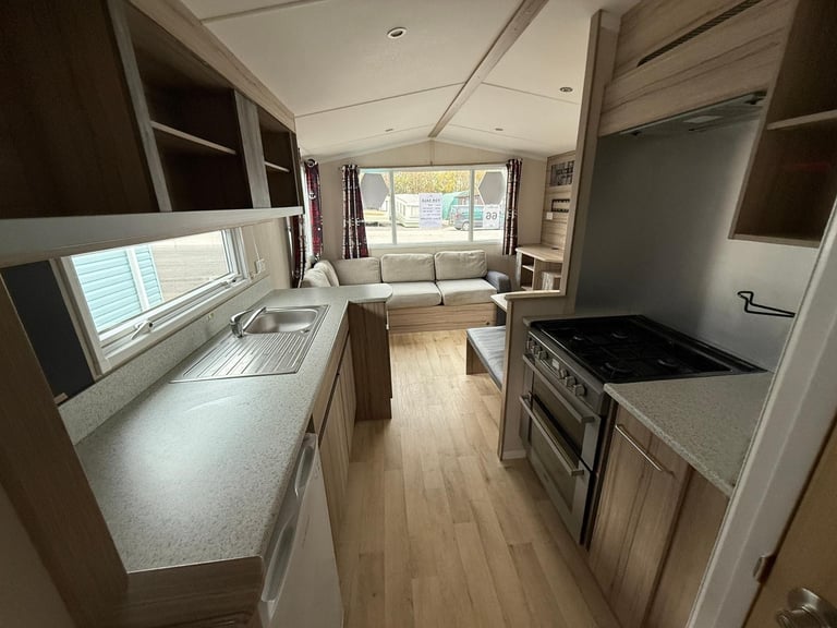 10ft wide 2 Bed Static Caravan - DG & CH - Offsite - Private Land, Self Build