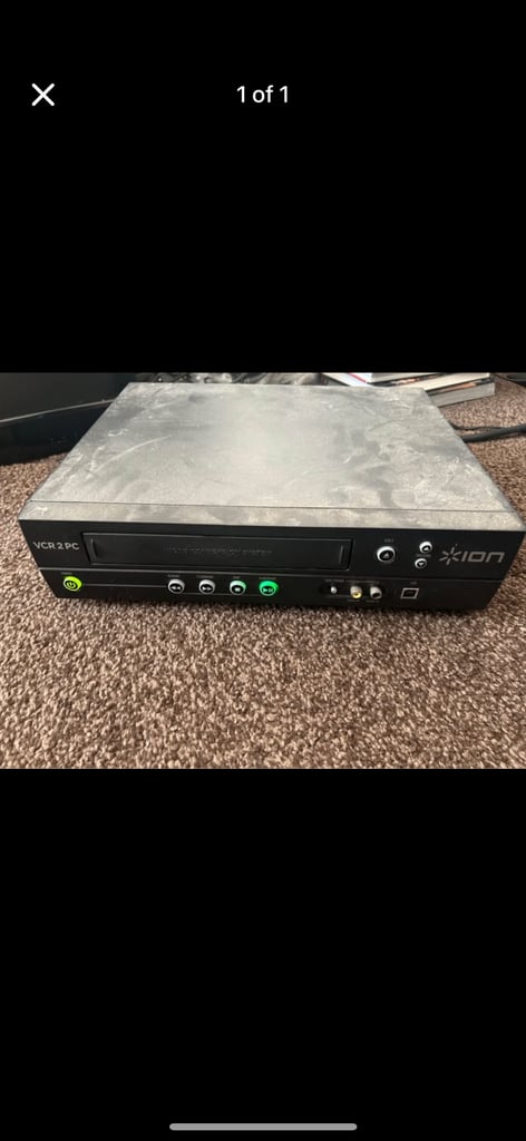 VCR video cassette player for VHS tapes - tested and working