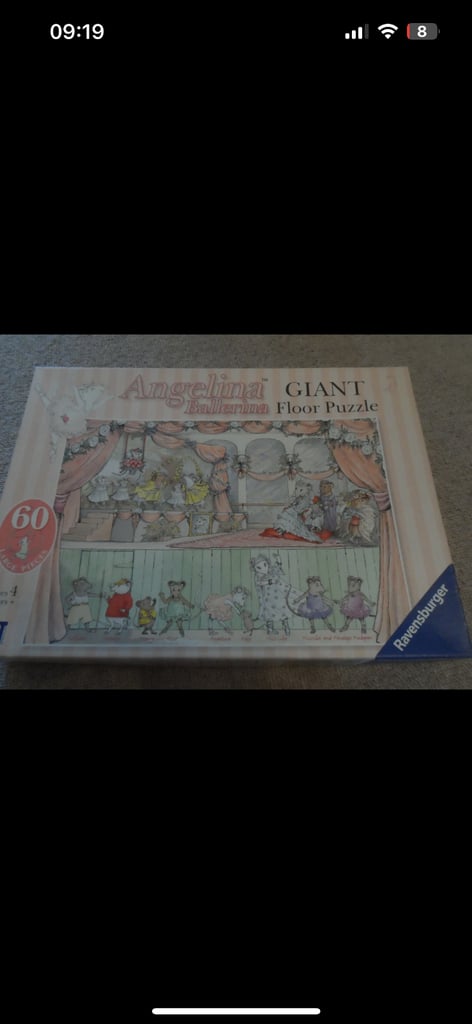 image for Angelina Ballerina floor puzzle. 60 pieces. Age 4+