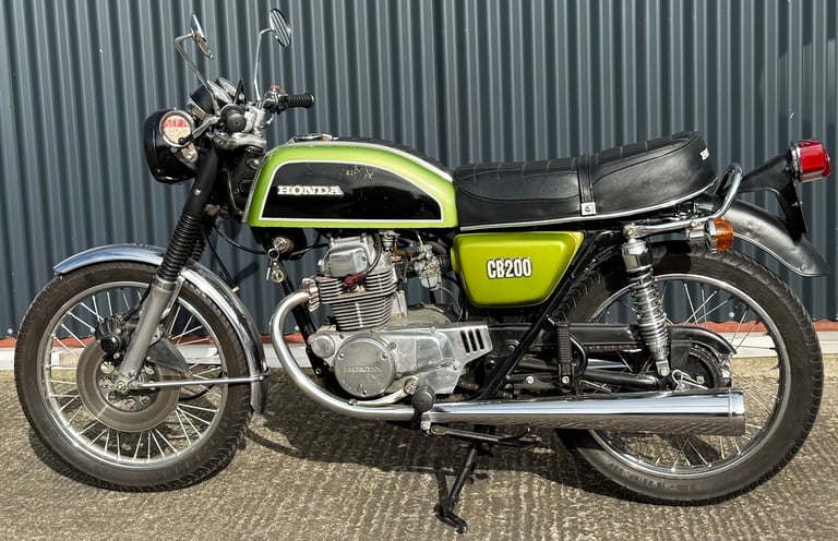 Honda, CB200, 1976, 198 (cc) Vintage / Historic Motorbike Motorcycle
