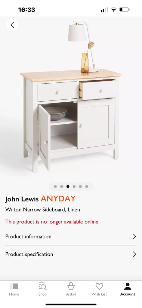 John Lewis sideboard