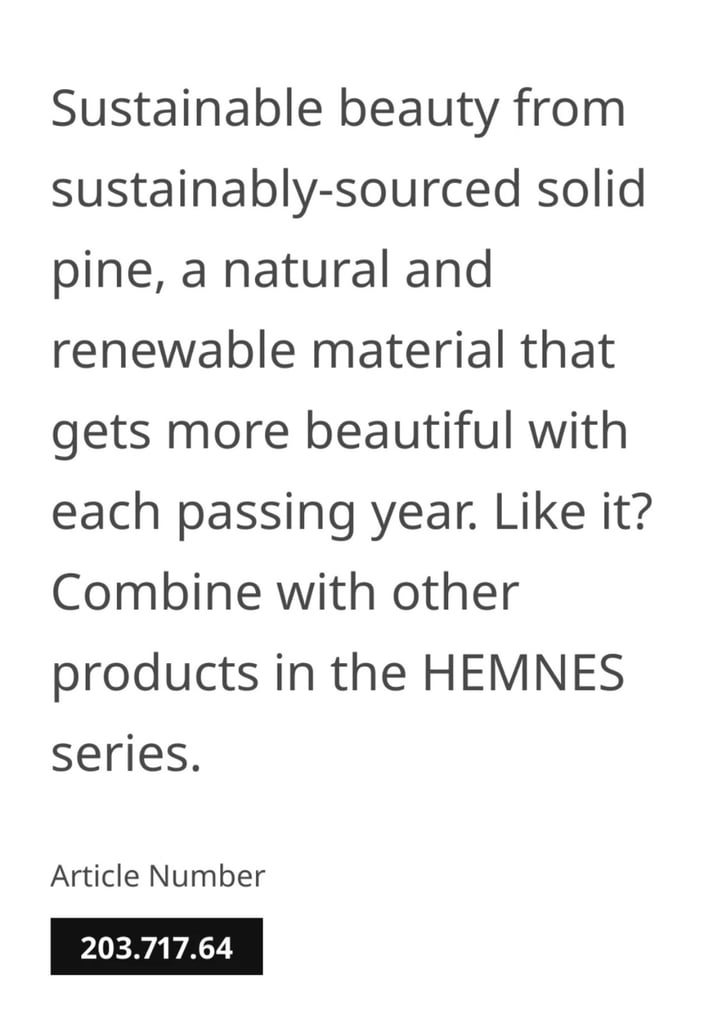 IkEA Hemnes Tall Solid Bookcase Black/Brown