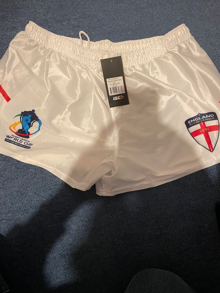 image for England RL 2013 World Cup Shorts In 3xl BNWT 