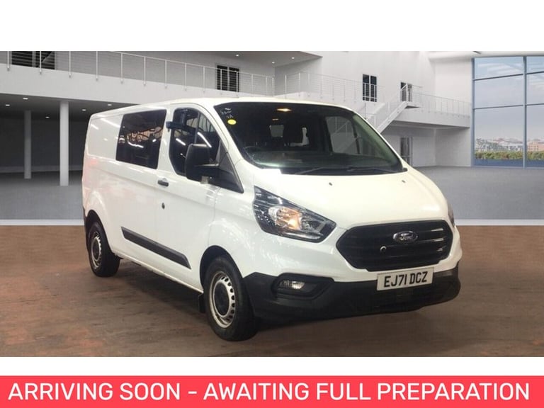 2021 Ford Transit Custom 2.0 EcoBlue 130ps Low Roof D/Cab Leader Van PANEL VAN DIESEL Manual