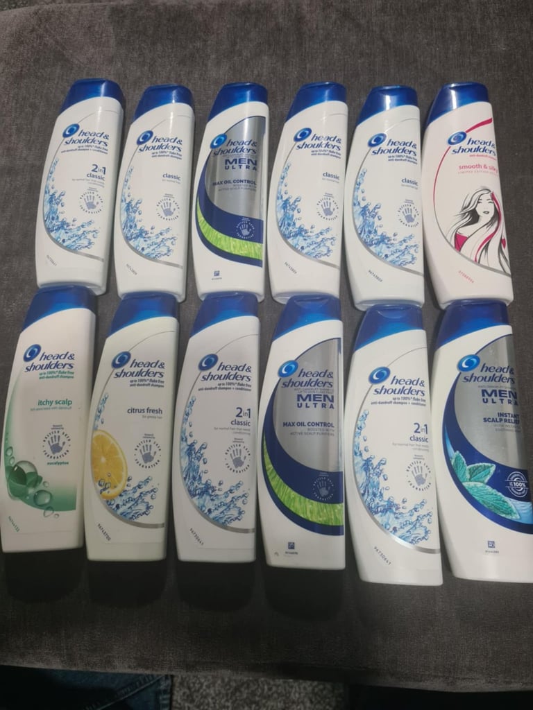 image for shampoo head and shoulders x10 bottles 