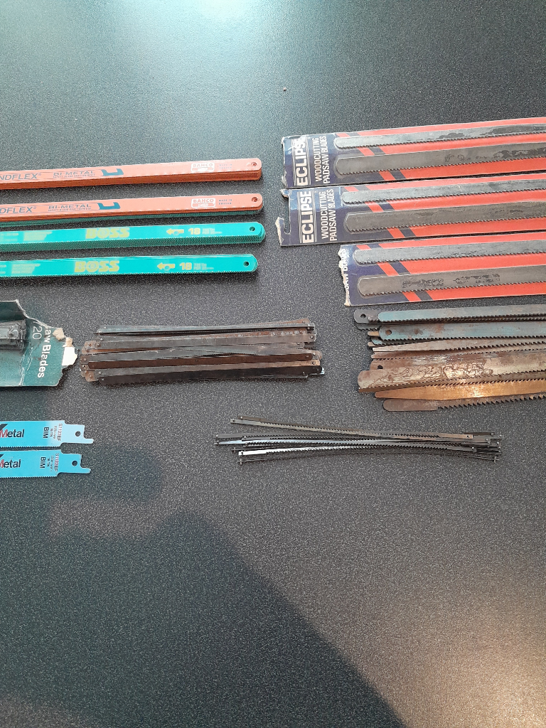 image for Big Hacksaw Blades/JuniorHacksaw Blades/Padsaw Blades All NEW