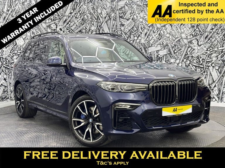 2020 BMW X7 3.0 40d MHT M Sport SUV 5dr Diesel Hybrid Auto xDrive Euro 6 (s/s) (340 ps) Automatic
