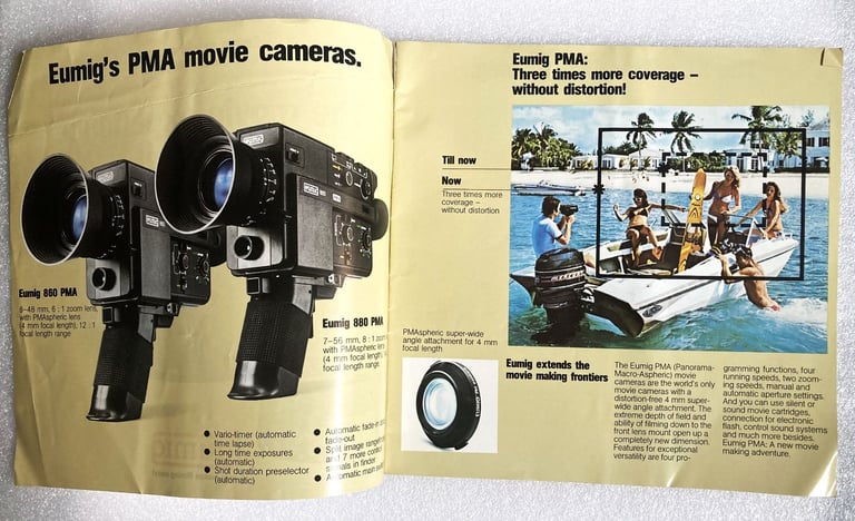 VINTAGE EUMIG SUPER 8mm Cine Cameras & Projectors 24 Page Full  Colour  Brochure.