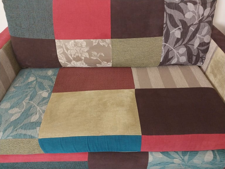 2Seater Sofa Pretty Patchwork Style RM9
