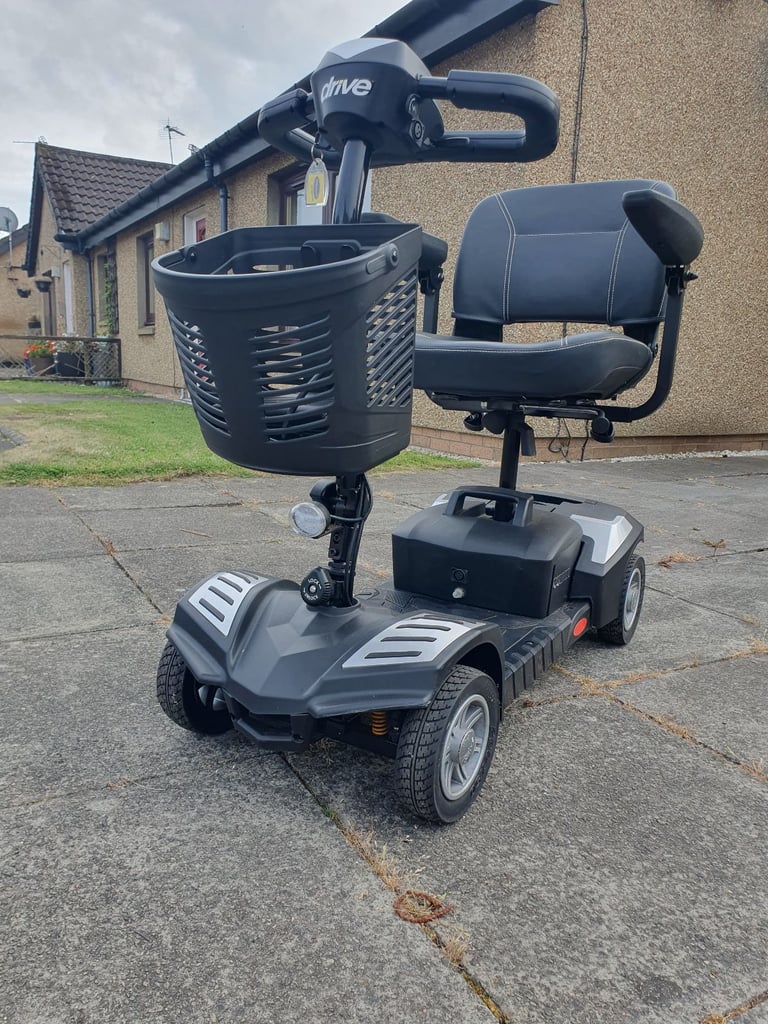 As new mobility scooter folds down full suspension can deliver