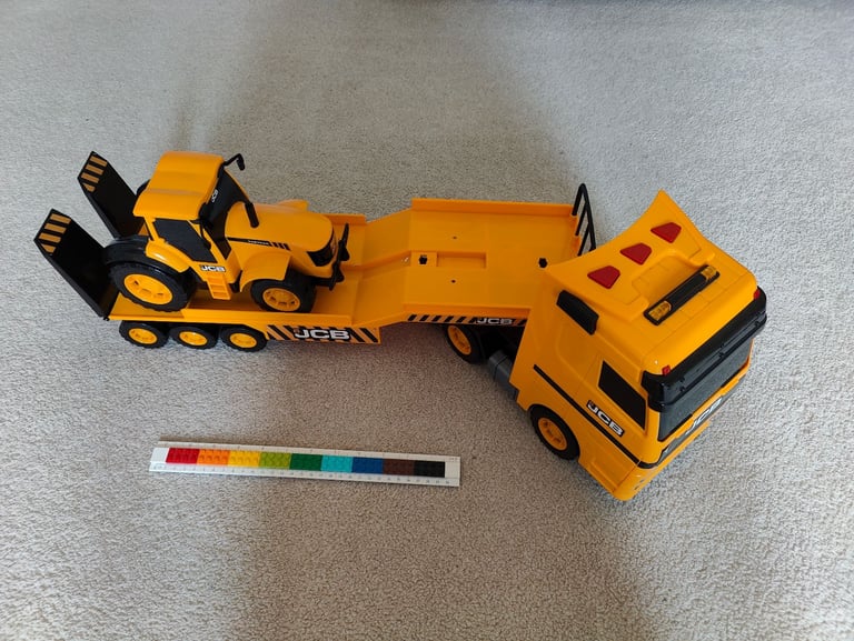 Large articulated lorry truck toy with tractor