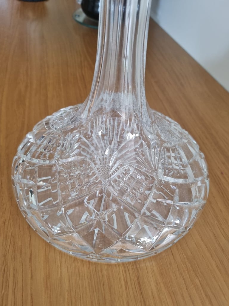 Royal Brierley Lead Crystal Ships decanter