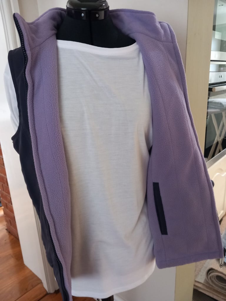 image for LADIES REVERSIBLE BODY WARMER SIZE (S) 12 - 14