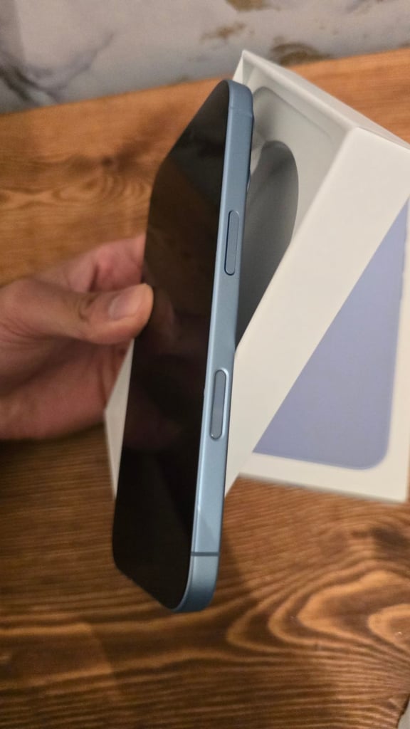 Like New iPhone 17 - 256GB - Mist Blue 2 Weeks old Almost 1 Year Apple Warranty - with box Unlocked