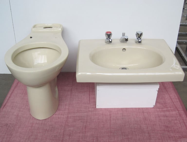 image for Toilet Pan & Washbasin Set (Item no. 1)