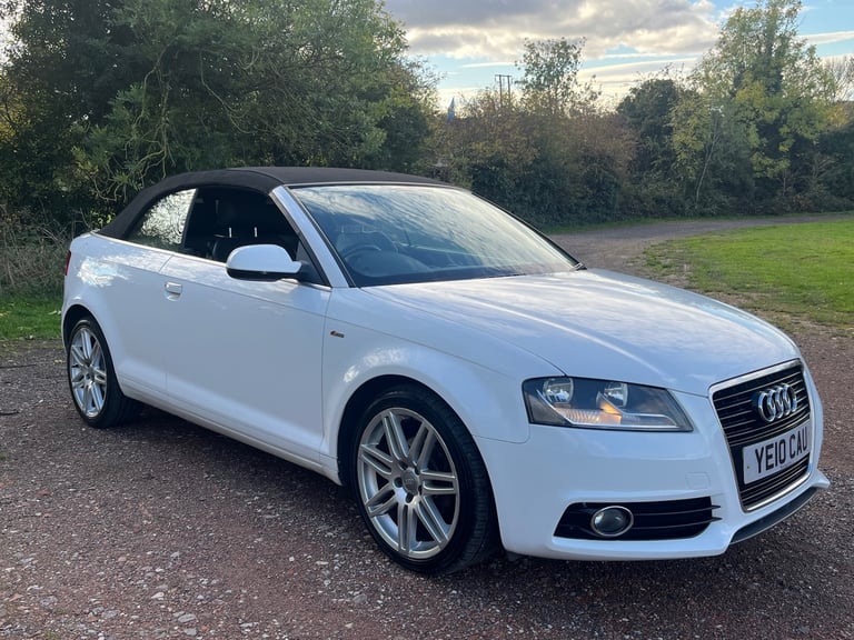 image for 2010 Audi A3 1.6 TDI S Line 2dr *TIMING BELT DONE*£35 TAX*FULL HISTORY* CONVERTIBLE Diesel Manual