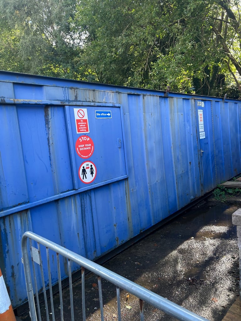 image for 32ft portable cabin site office welfare unit storage