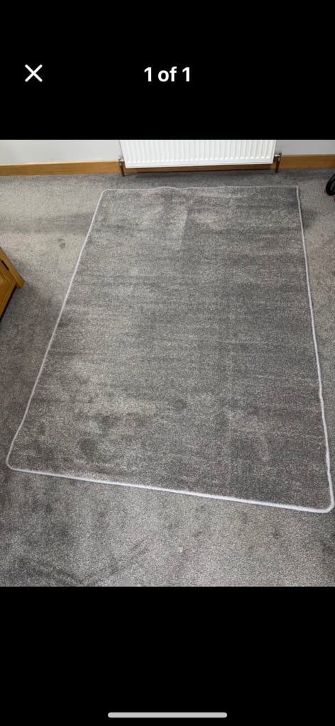 image for New grey rug 190cm x 130cm