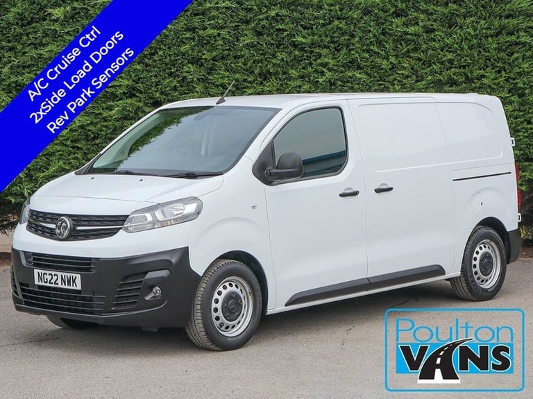 2022 Vauxhall Vivaro 2700 Dynamic 120BHP L1 SWB PANEL VAN, B.Tooth, Air Con, Cruise, Fogs, Rev P ...