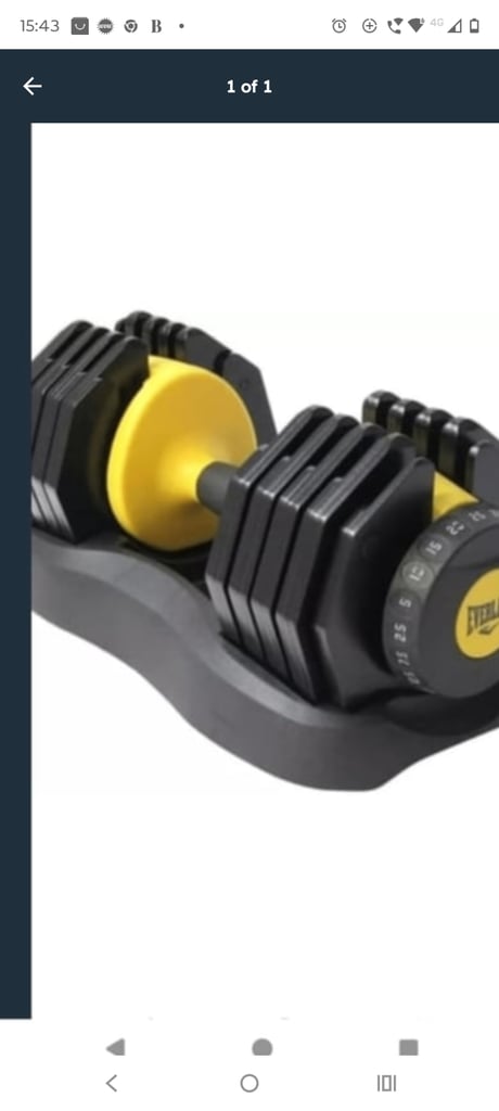 Everlast 25kg adjustable weight 