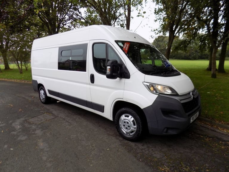 2017 Citroen Relay Van, Crew van, One Owner, Ex MOD, L3, Cruise Control Crew Van Diesel Manual