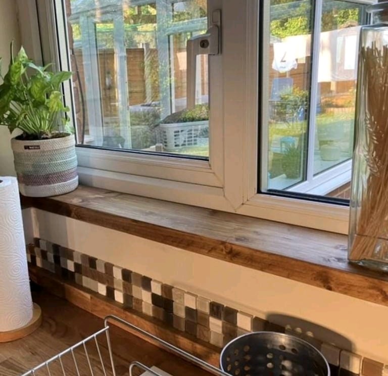 Rustic Window Sills, with Front Lip